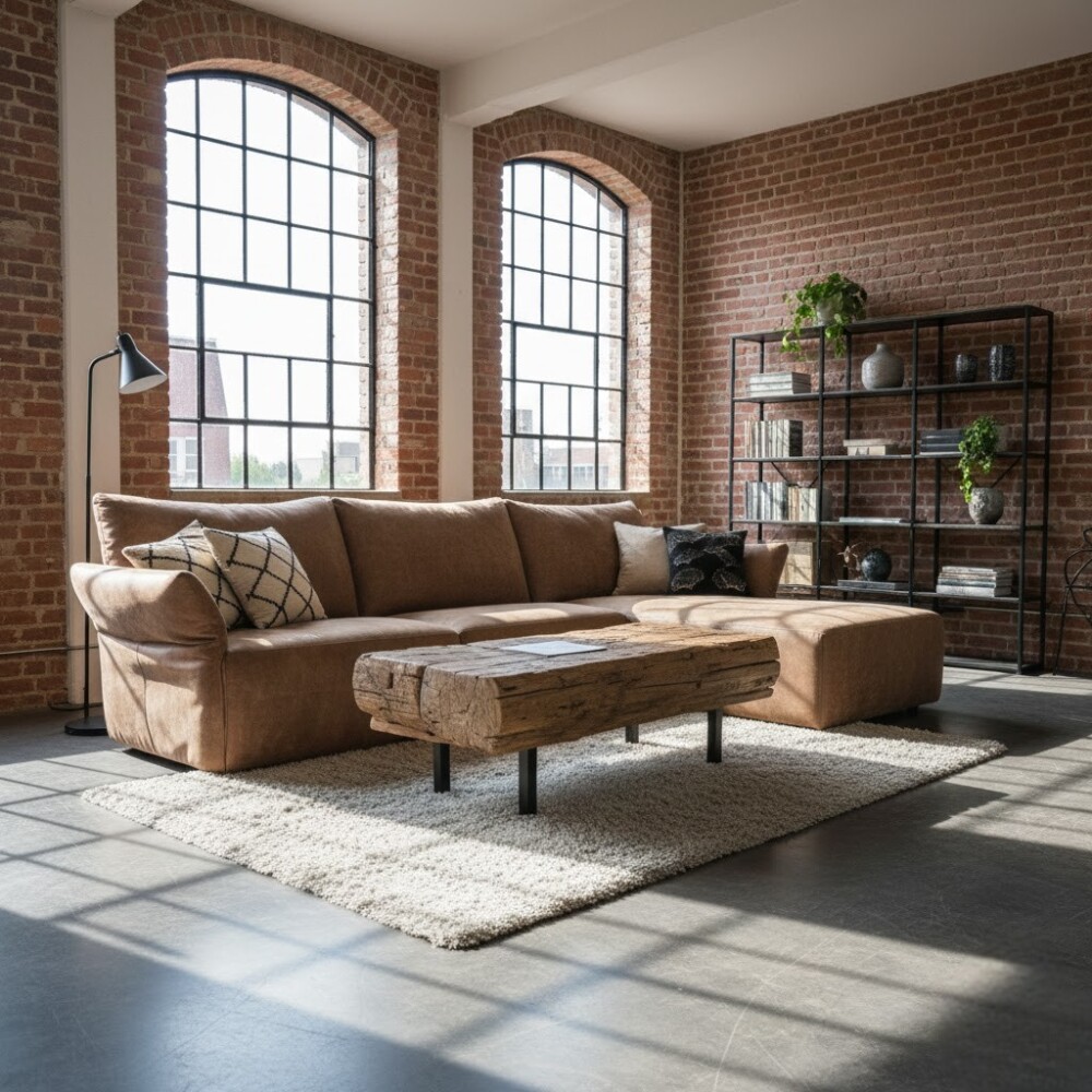 Bank Luka Chill Line in afrika Leder tabac