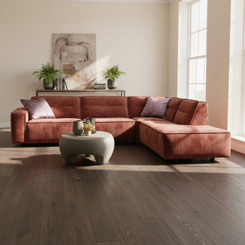 Detroit bank in Burgundy stijl van het Anker Meubelindustrie in bergen stof (1)