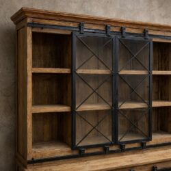 Vitrinekast Donny | Massief Teak