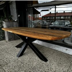 Eettafel Donny teakhout Deens Ovaal
