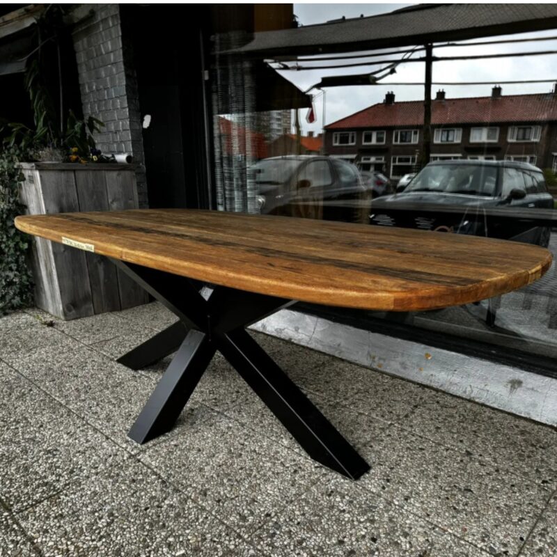 Eettafel Donny teakhout Deens Ovaal