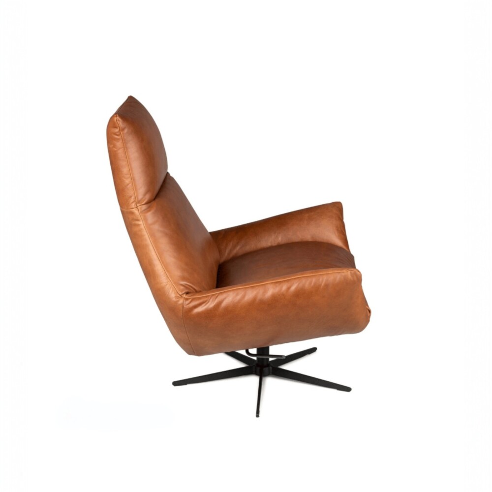 Fauteuil Wim | Cognac Leder
