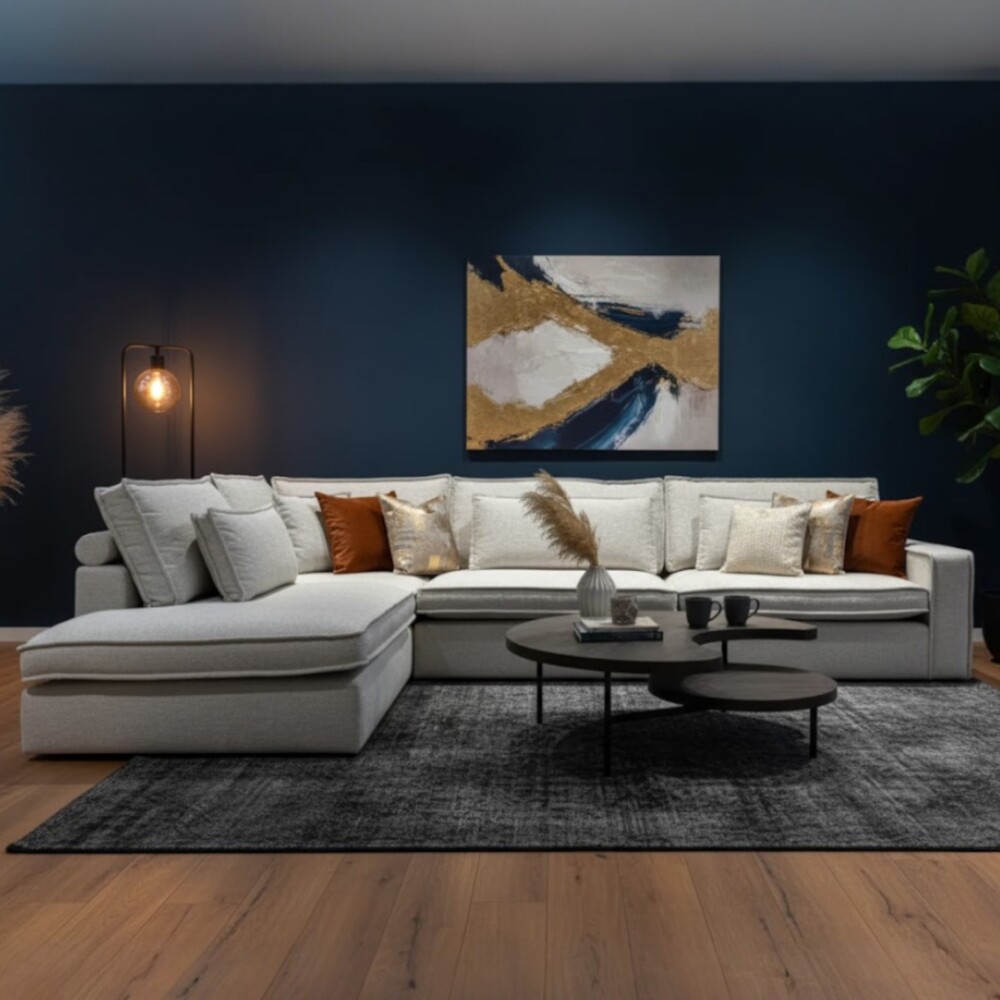 Hoekbank Micky in het wit van Primavera