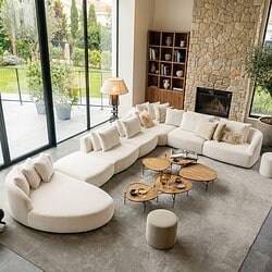 Luxe originele houten salontafelsets met landelijke uitstraling.