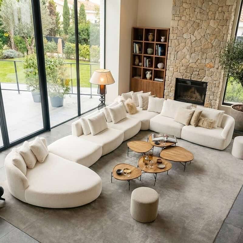 Luxe originele houten salontafelsets met landelijke uitstraling.