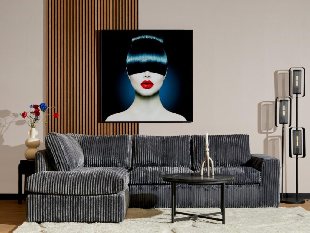 MySofa Teddy | Divan Links + 2,5 zits | Antraciet | Tilia 85
