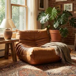 fauteuil contempo Leder