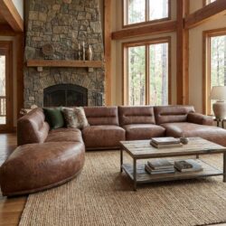 hoekbank Carmel van het anker in africa leder samen te stellen naar je eigen smaak