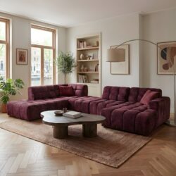 hoekbank matthieu van sevn in rood