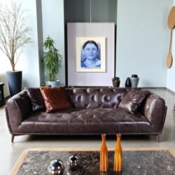 Bank Chesterfield Capetown Africa Leder