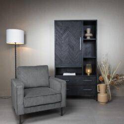 Norwich Fauteuil – fabric Lara 026 Dusty Grey