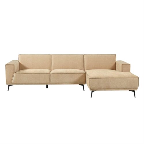 Leeds 2 5-AL + Chaise R - City 120 Beige