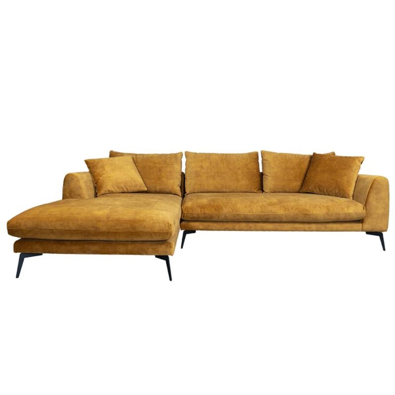 Nottingham  2 5-AR + Chaise L – Adore 015 Yellow Orange