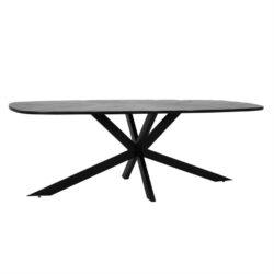 Silvi Eetkamertafel zwart 220 cm
