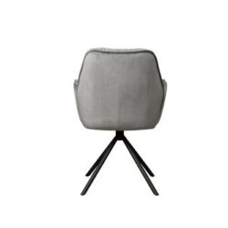 Palma Armstoel – fabric Bluvel 14 grey
