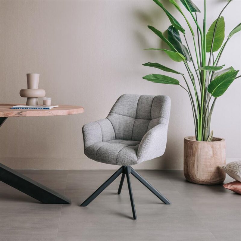 Alba Armstoel – Alpine steel 149 (draaibaar)