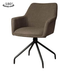 Ortana Armstoel – Alpine dark brown 18 (draaibaar)