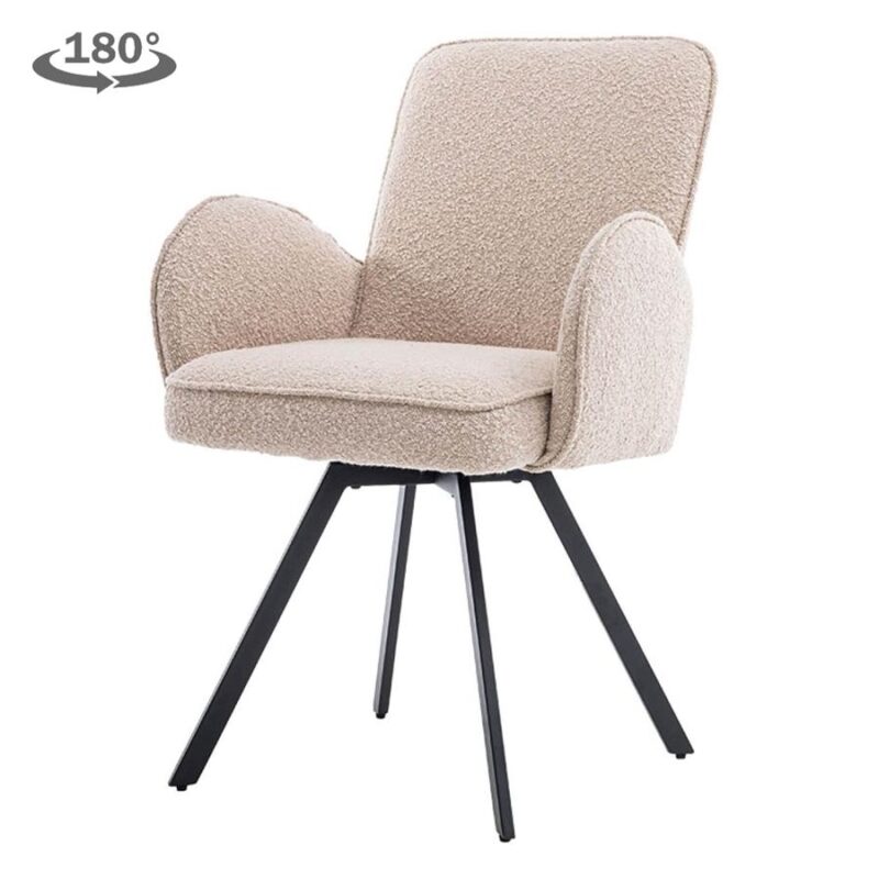 Livo Sessel - Stoff Ascot 12 Beige (drehbar)