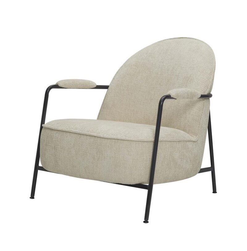 Fauteuil Amelia - fabric Haga 23 pearl