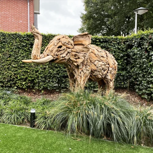 Olifant groot teak
