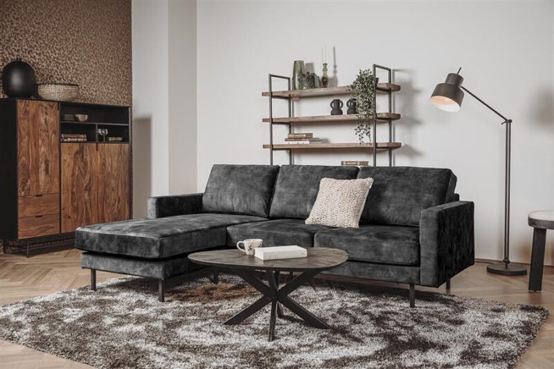 Cambridge 2 5-AL/AR + Chaise R/L – Adore 029 Anthracite Grey