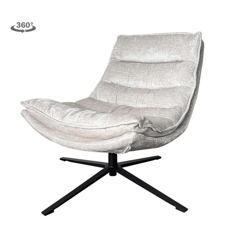 Venice Fauteuil – fabric BMG806 beige (draaibaar)