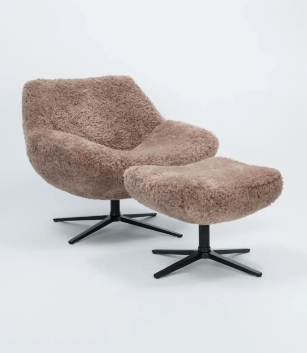 Fauteuil Lima van HE design in Doodle stof.
