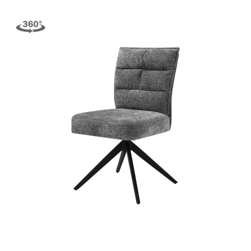 Rosora Stoel – HZ6068-85 grey (draaibaar)