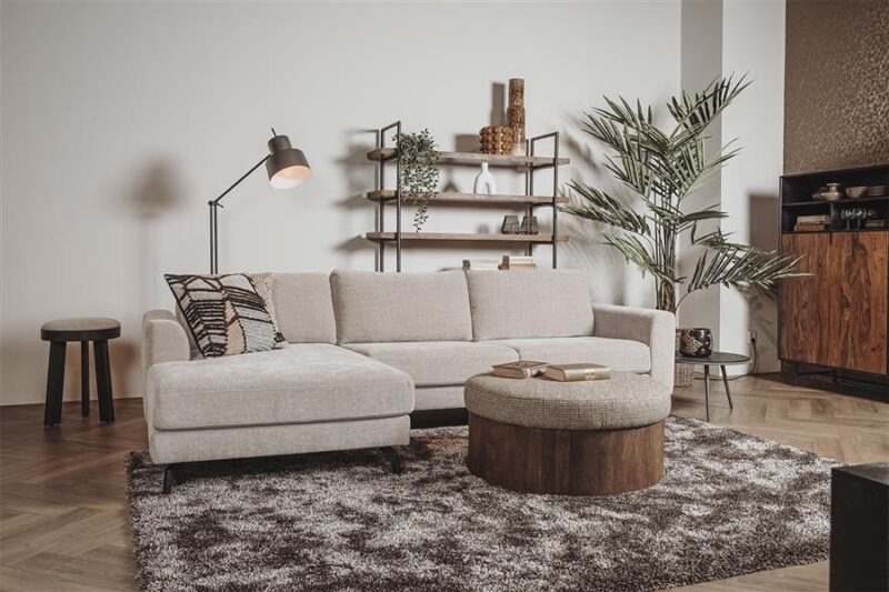 Highlands 2 5-AR + Chaise L – Nature 450 Grey