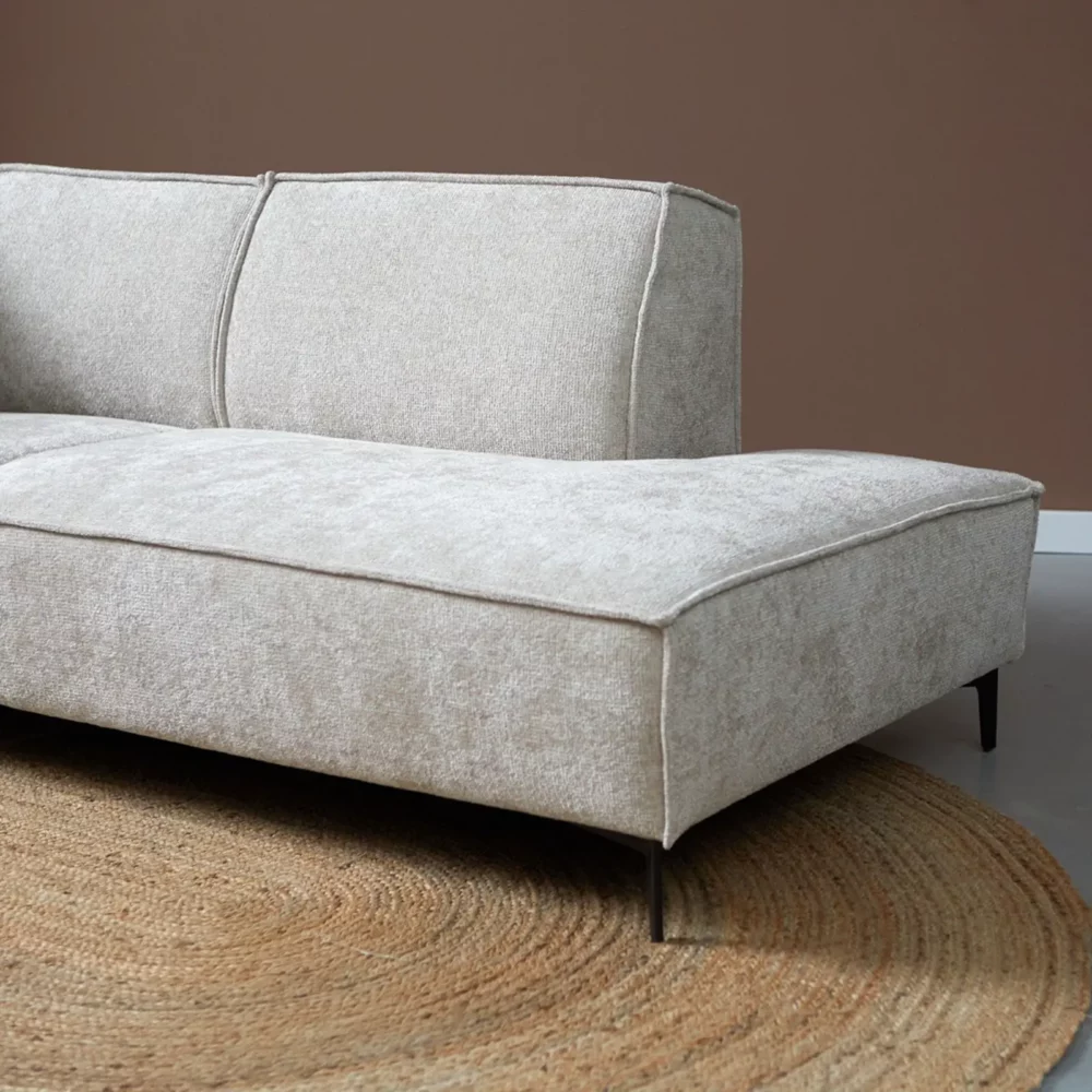 Hoekbank River Beige