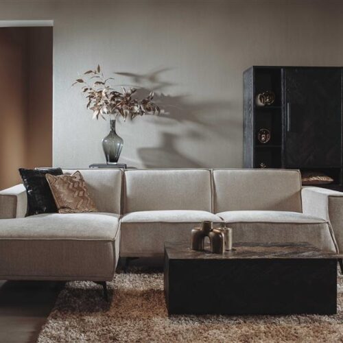 Leeds 2 5-AR + Chaise L – City 120 Beige