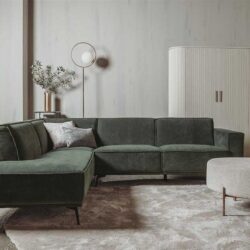 Leeds 2 5-AR + Ottoman L – City 355 Bottle Green