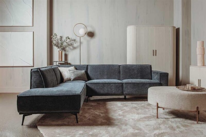 Leeds 2 5-AR + Ottoman L – City 464 Black Blue