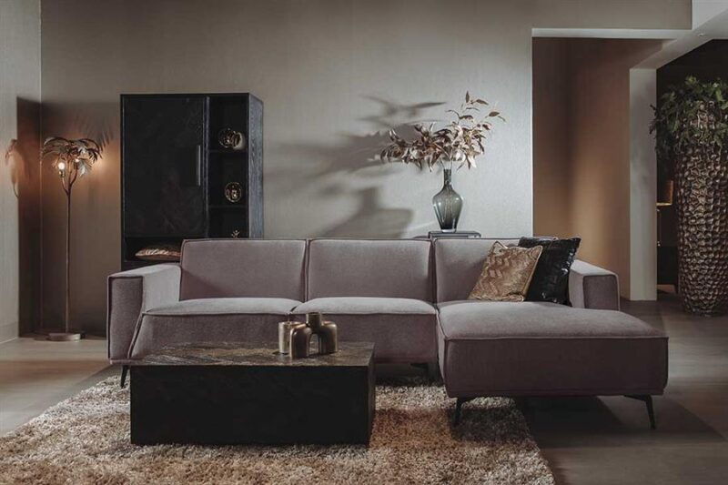 Leeds 2 5-AL + Chaise R – City 453 Moss Grey