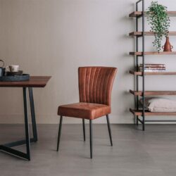 Toledo Stoel – fabric Savannah light brown