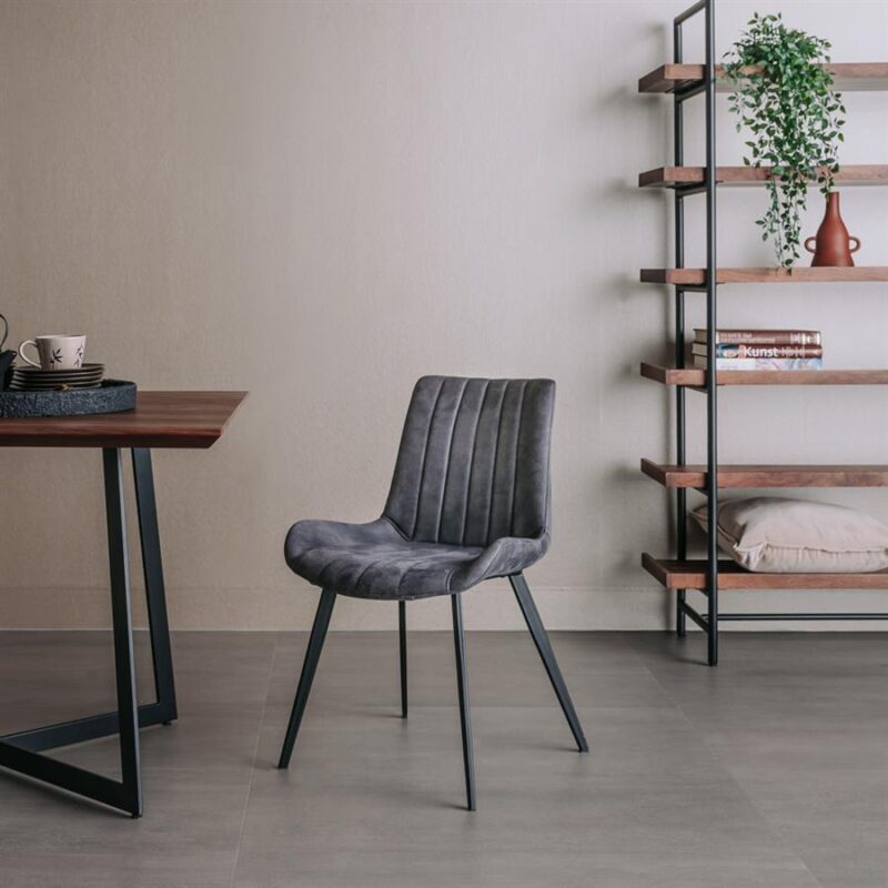 Eljas Stoel – fabric Savannah anthracite