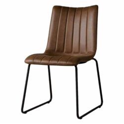 Bunol Stoel – fabric Savannah dark brown