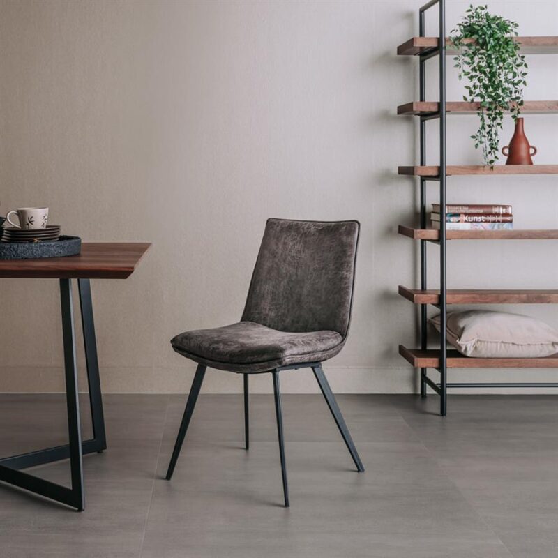 Eetkamerstoel Pamplona – fabric Antracite