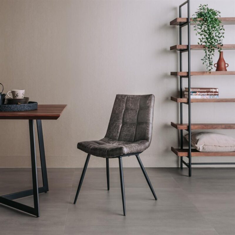 Navarra Stoel – fabric Antracite