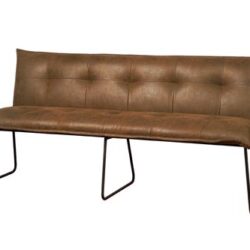Seda Bankje 155 - fabric Cherokee 8 cognac