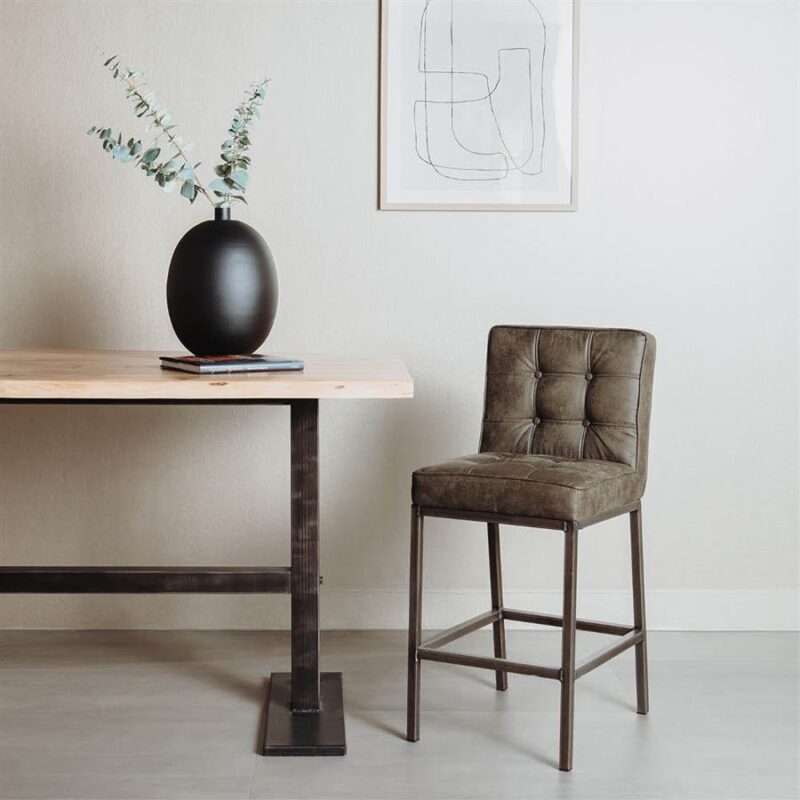 Vasco Barstoel – fabric Amazon 17 green