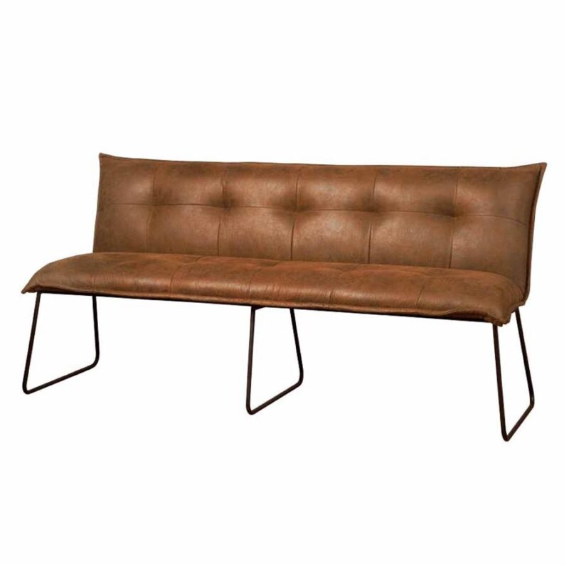 Seda Bankje 155 – fabric Cherokee 8 cognac