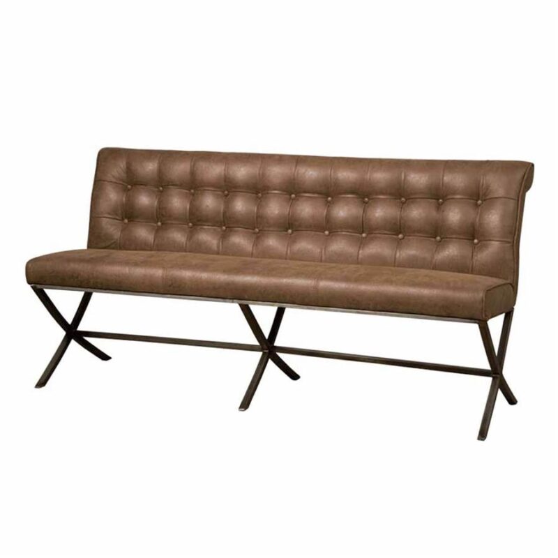 Barcelona Bankje 185 – fabric Cherokee 9 brown