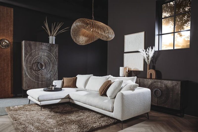 Nottingham 2 5-AR + Chaise L – Copenhagen 900 Light Ivory