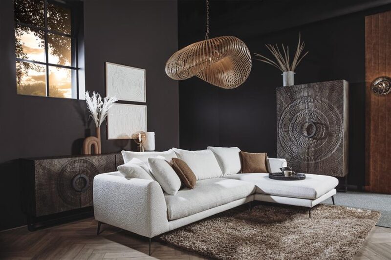 Nottingham 2 5-AL + Chaise R – Copenhagen 900 Light Ivory