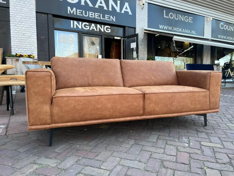 Bank Lars in bull eco leder cognac
