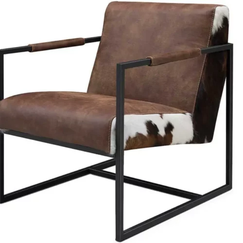 Fauteuil Timo koeienhuid