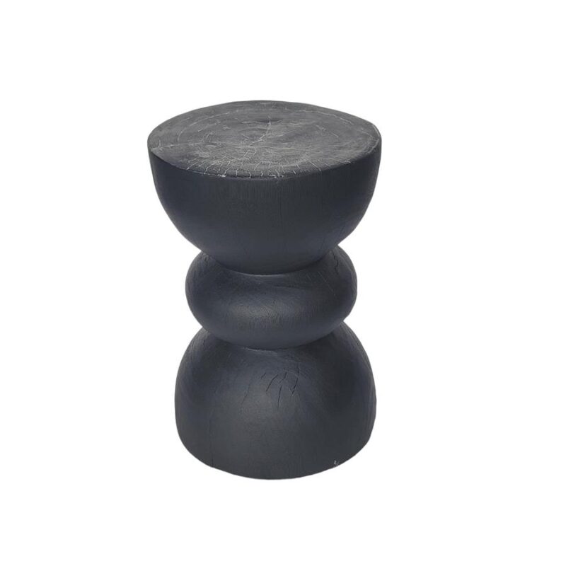 Vinci (uno) Bijzettafel zwart 30×45