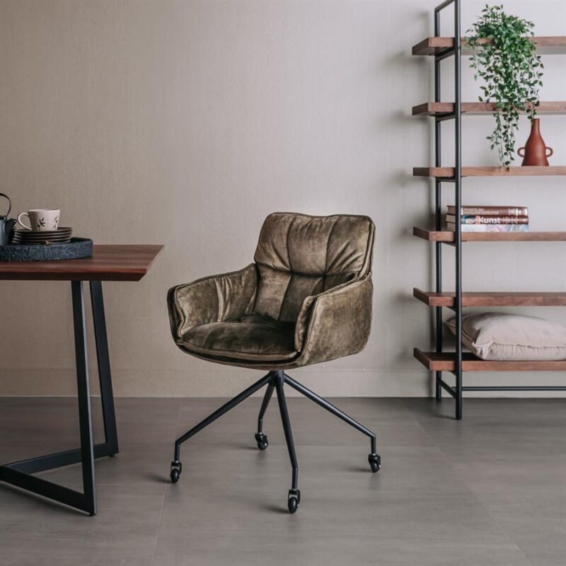 Saronno Armstoel – fabric Green YC193916