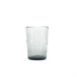 Drinking glass Bubble small – grey